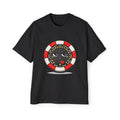 Poker Chip Emoji T‑Shirt — Serious face Casino Graphic Tee