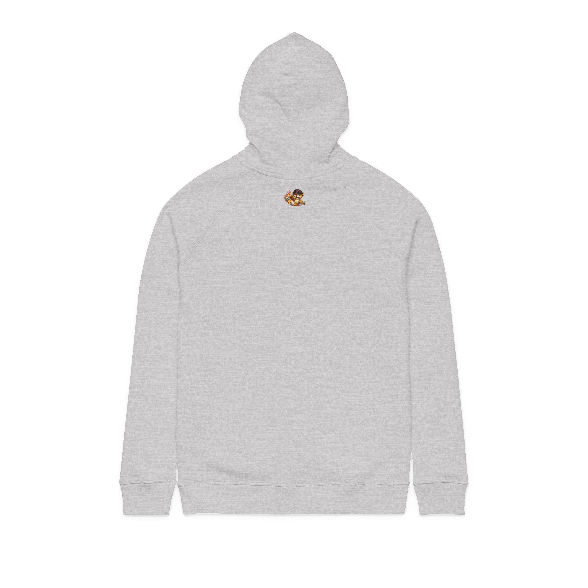 Bear with Dice & Drink Hoodie - Retro Cute Casino Vibe