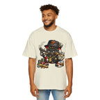 Gangster Poker chip Graphic Tee — Men's Oversized Streetwear Shirt