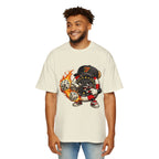 Graphic Tee — Flaming Poker Chip Mascot  Character