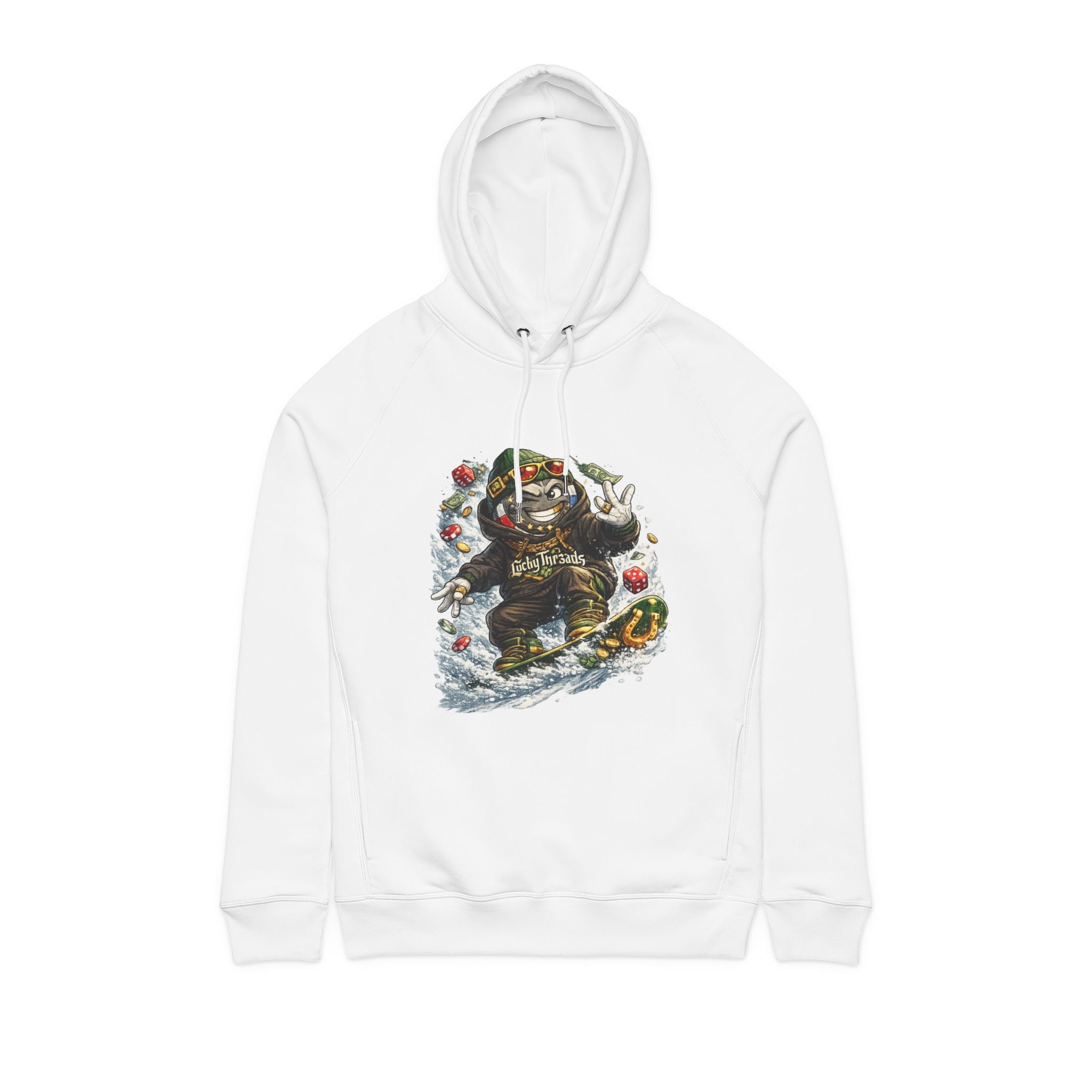 Gangster Chip Hoodie — 'Gone Snowboardin'' Graphic Pullover
