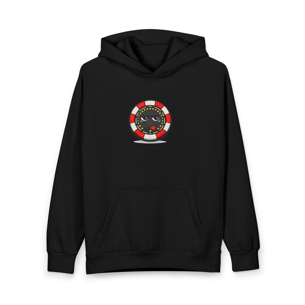 Poker Chip Hoodie — Cute Casino Graphic Pullover