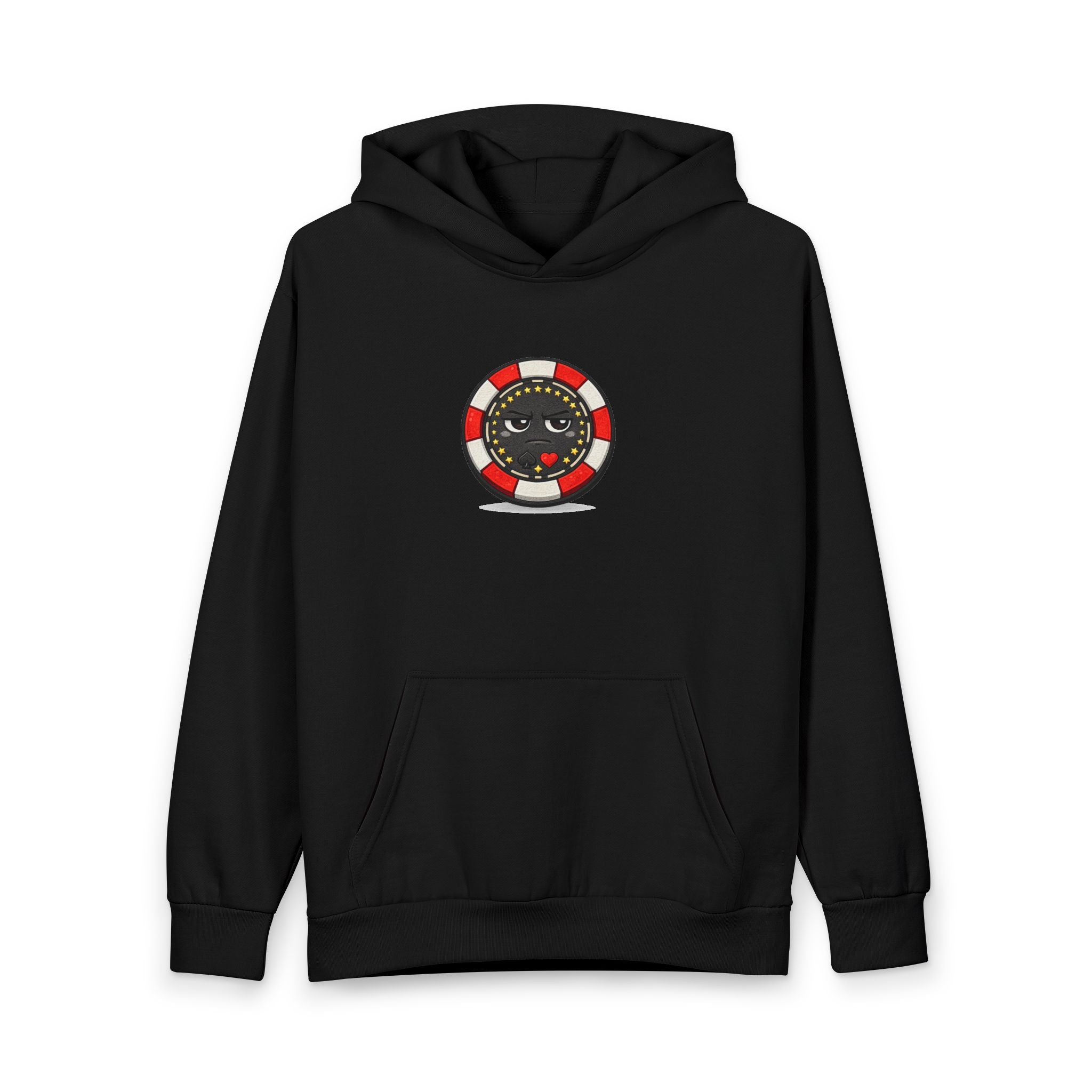 Poker Chip Hoodie — Cute Casino Graphic Pullover
