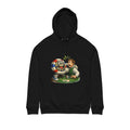 Casino Dealer vs. Chip Hoodie — Vintage Gambling Graphic Hoodie