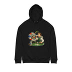Casino Dealer vs. Chip Hoodie — Vintage Gambling Graphic Hoodie