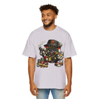 Gangster Poker chip Graphic Tee — Men's Oversized Streetwear Shirt