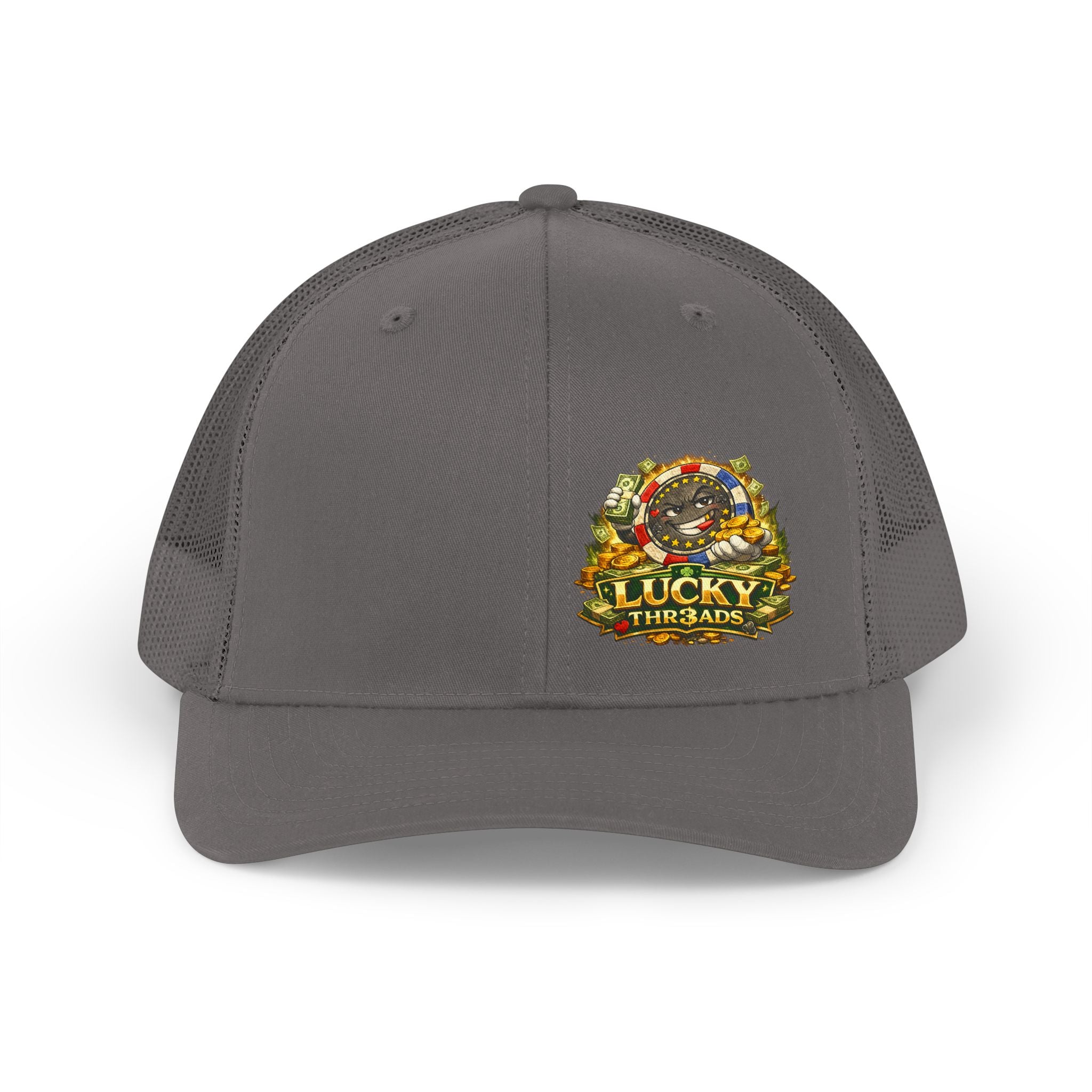 Retro Trucker Hat — Lucky Thr3ads Vintage Patch Cap