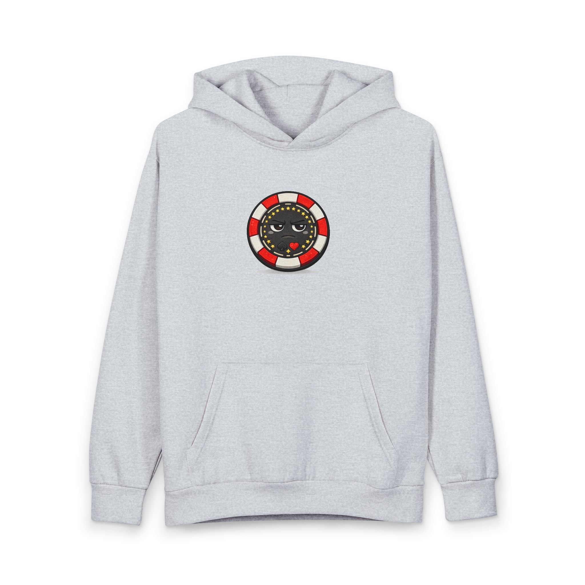 Poker Chip Hoodie — Cute Casino Graphic Pullover