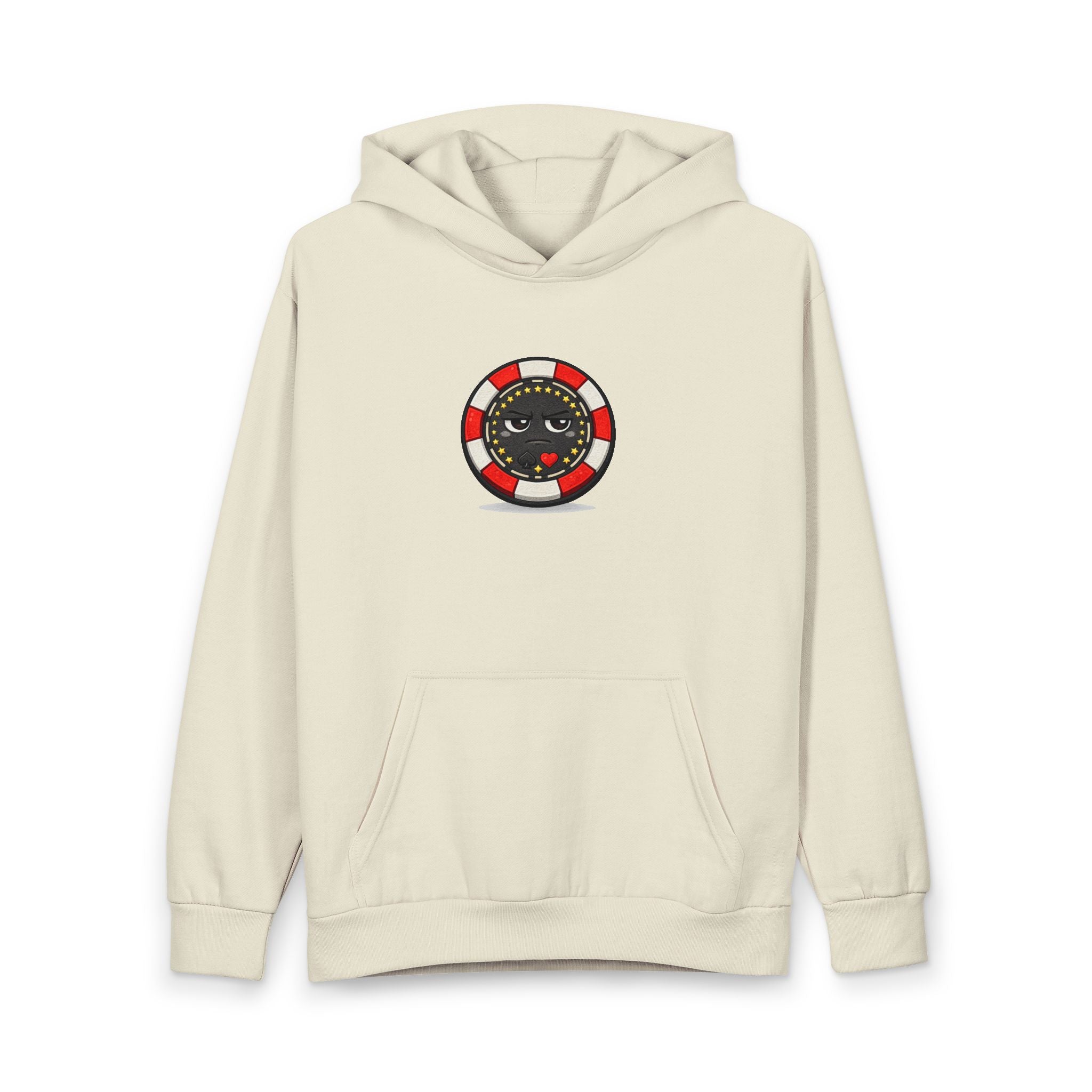 Poker Chip Hoodie — Cute Casino Graphic Pullover