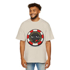 Poker Chip Emoji T‑Shirt — Serious face Casino Graphic Tee