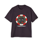 Poker Chip Emoji T‑Shirt — Serious face Casino Graphic Tee